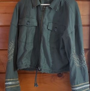 Free People Cropped Jacket